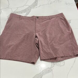 George Red Checkered Shorts. Size 42‎